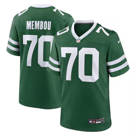 Men's New York Jets #1 Armand Membou Nike Legacy 2025 NFL Draft First Round Pick Game Jersey